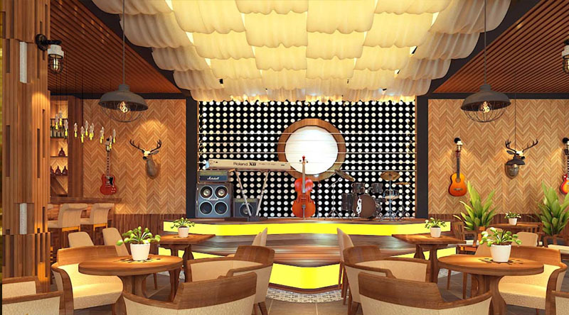 Lắp đặt âm thanh phòng trà